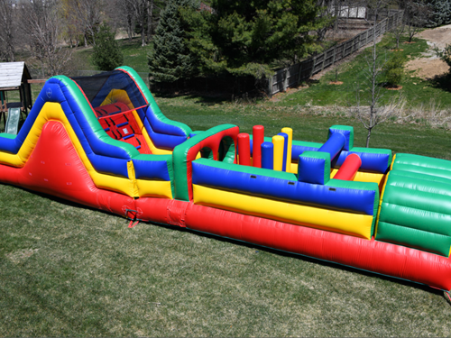 36 Foot Obstacle Course inflatable rental in Iowa City, Iowa