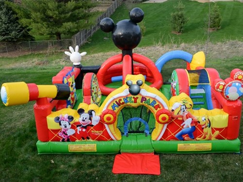 Mickey Park inflatable rental in Iowa City, Iowa
