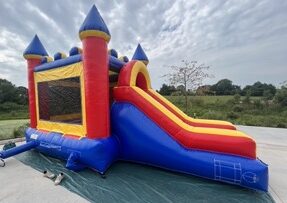 Red and Blue Combo inflatable rental in Iowa City, Iowa